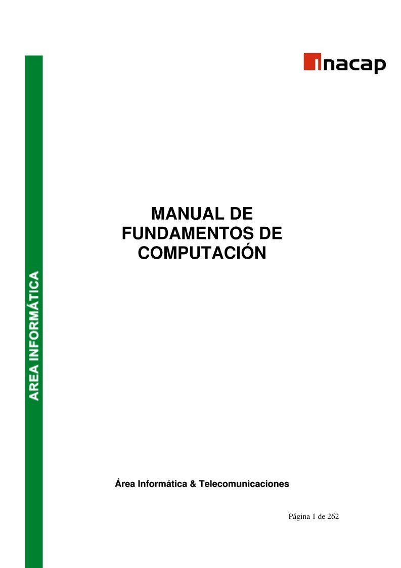 Imágen de pdf Manual de Fundamentos de Computación